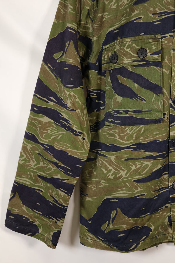 Early 1970s A-M TO-78 Silver Tiger Variation Tiger Stripe Shirt, used.