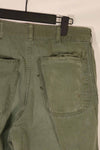 Real 1940s WWII U.S. Marine Corps HBT pants, used, B