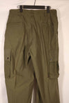 Real 1940s-50s US Army M45 cotton field pants, used.