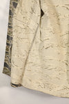 Early 1970s Late War Pattern Tiger Stripe Heavy Cotton Shirt, faded, used.