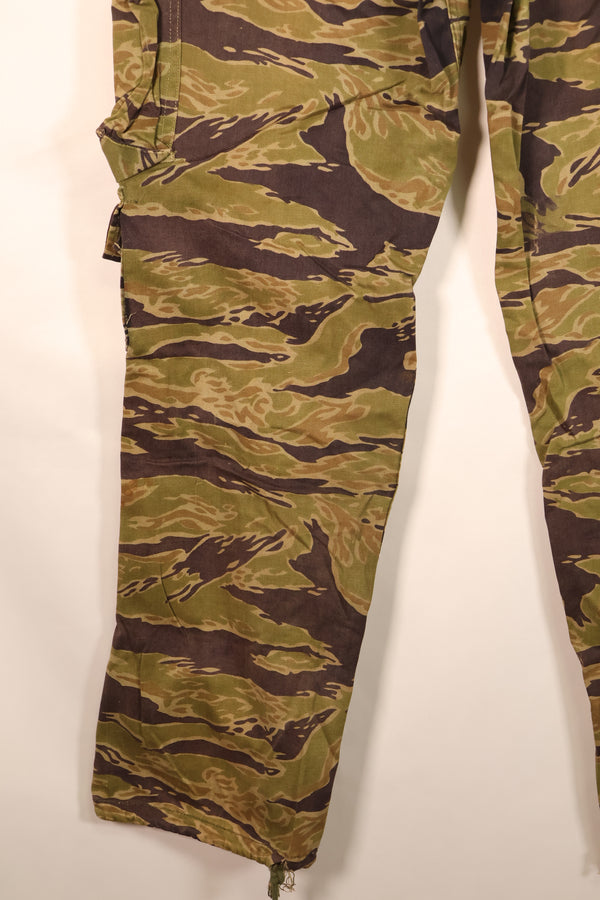 Late 1960s, A-M, Late War Pattern, Heavyweight Fabric, Tiger Stripe Pants, Asian Cut, Used