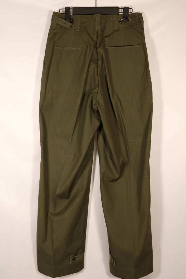 Real late 1940s - early 1950s M45 OD cotton field pants, almost unused, used.