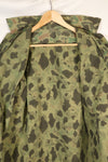 Circa 1970s Korean Army Frogskin Camouflage Nylon Fabric Local Made Shirt Used