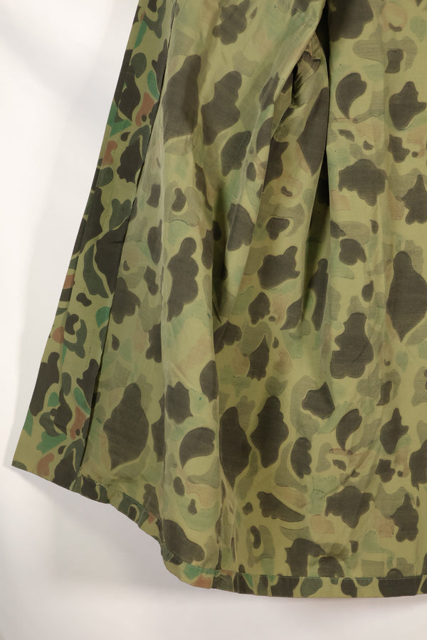 Circa 1970s Korean Army Frogskin Camouflage Nylon Fabric Local Made Shirt Used