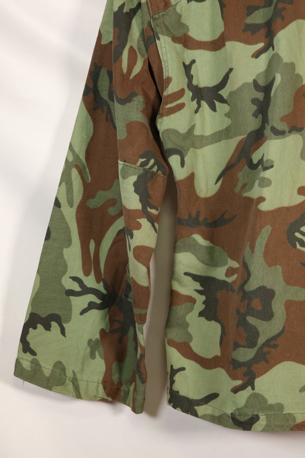 1960s South Vietnam ARVN Green Leaf Camouflage Shirt, used.
