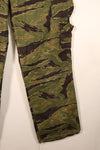 Late 1960s, A-M, Gold Tiger-inspired pattern, Asian-cut pants, in good condition, used