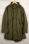 Early 1950s MEDIUM US Army M51 Field Parka, shell only, used.