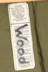 1983 Contract M-R Early Lot M65 Field Jacket Woodland Camouflage Brass Zipper Used
