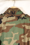 1983 Contract M-R Early Lot M65 Field Jacket Woodland Camouflage Brass Zipper Used
