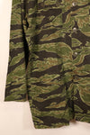 Late 1960s, Size M, Late War Lightweight, Dark-Colored, Tiger-Stripe Shirt, Used