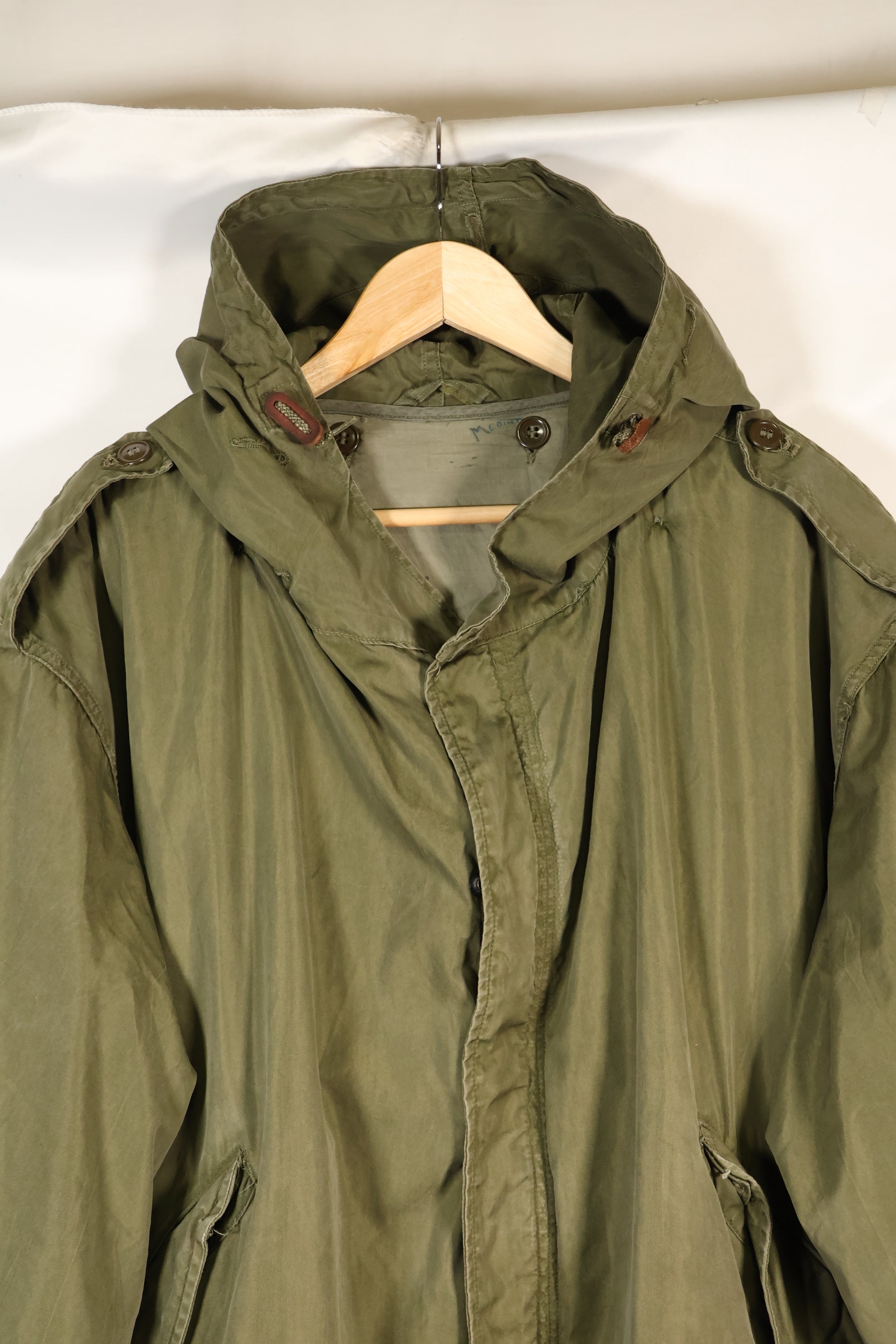 Early 1950s X-Large US Army M51 Field Parka Liner Set Fishtail Parka Used