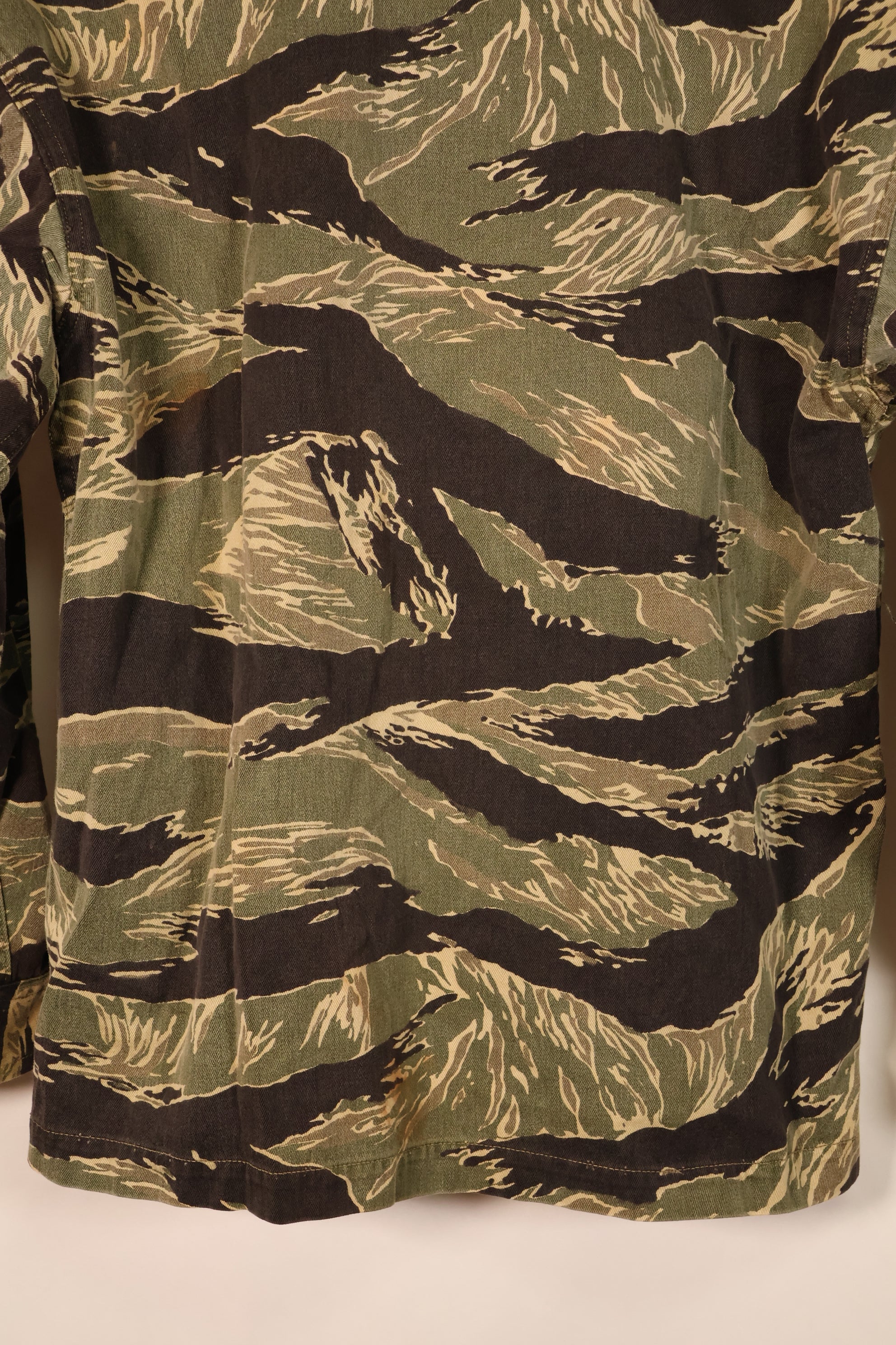 Circa 1965–66 | A-L Okinawa Tiger Pattern | JWD | Asian Cut | Tiger Stripe Shirt | Used