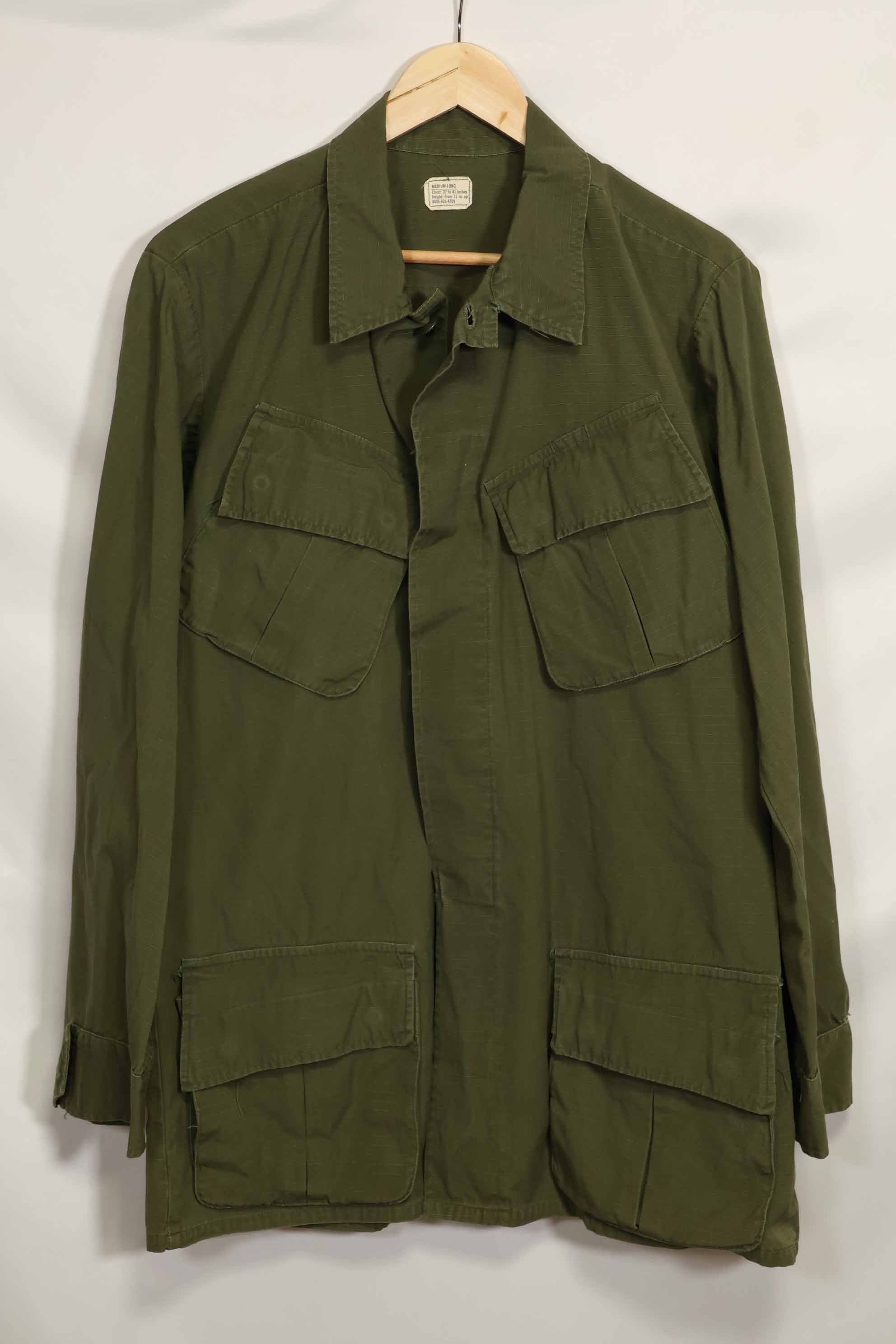 1969 Contract 4th Model Jungle Fatigue Jacket M-L Used, good condition