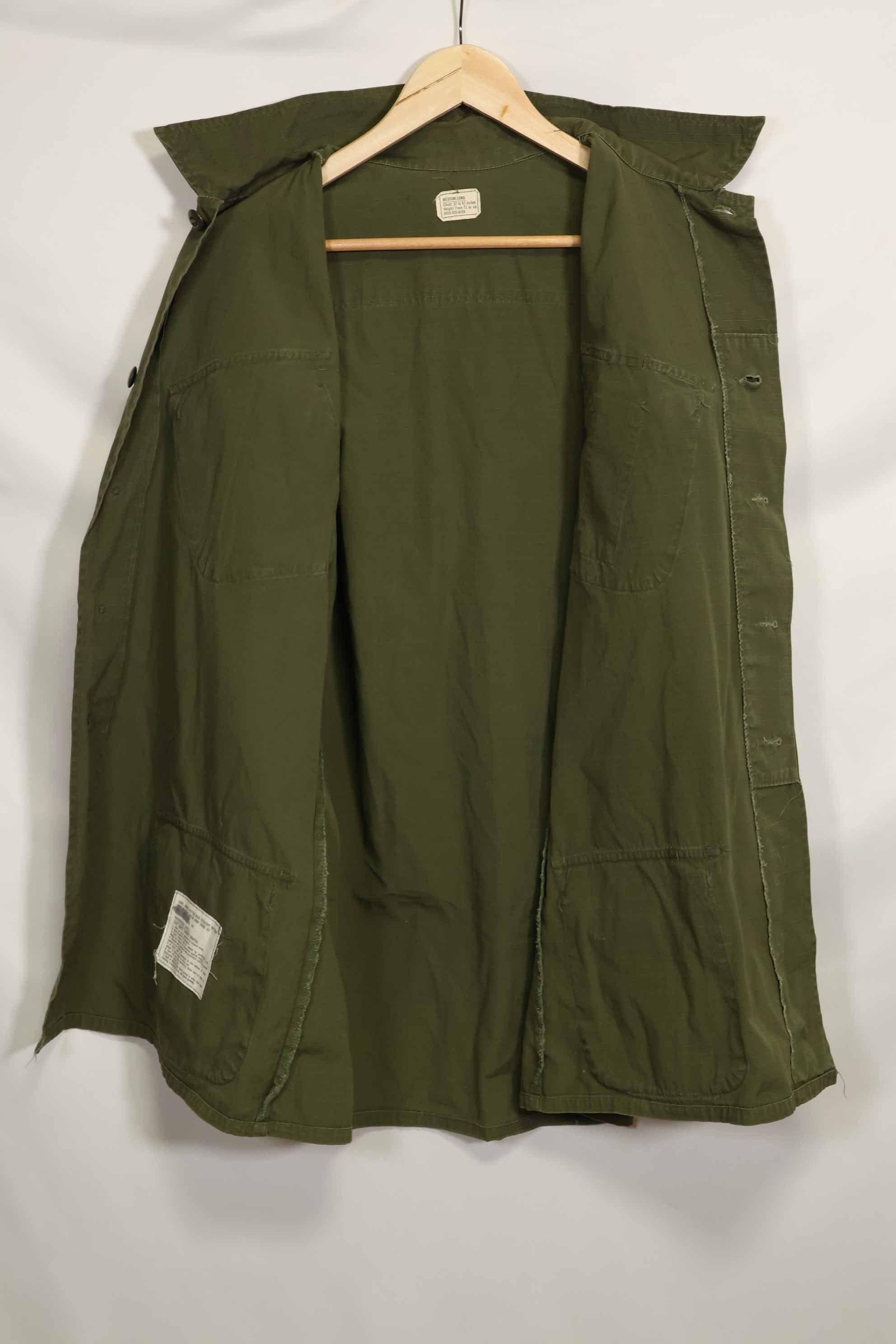 1969 Contract 4th Model Jungle Fatigue Jacket M-L Used, good condition