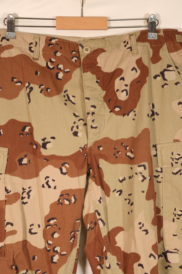1990 Model—L-R—6C Desert Pattern—Chocolate Chip Camo—Pants—Faded—Used