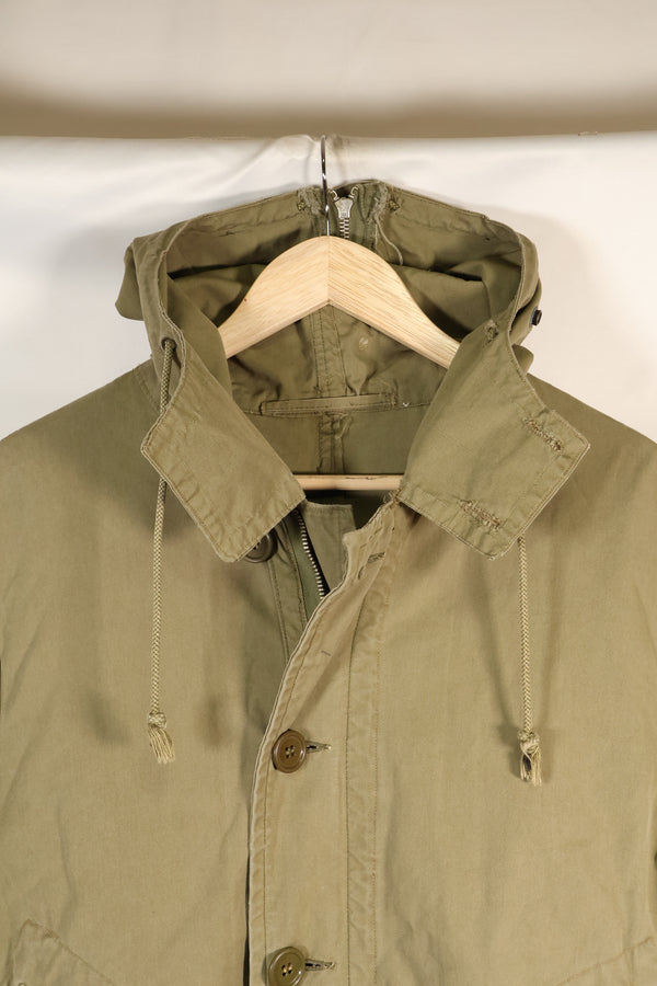 Early 1940s US Army M-41 Field Parka without Mouton Liner, used.