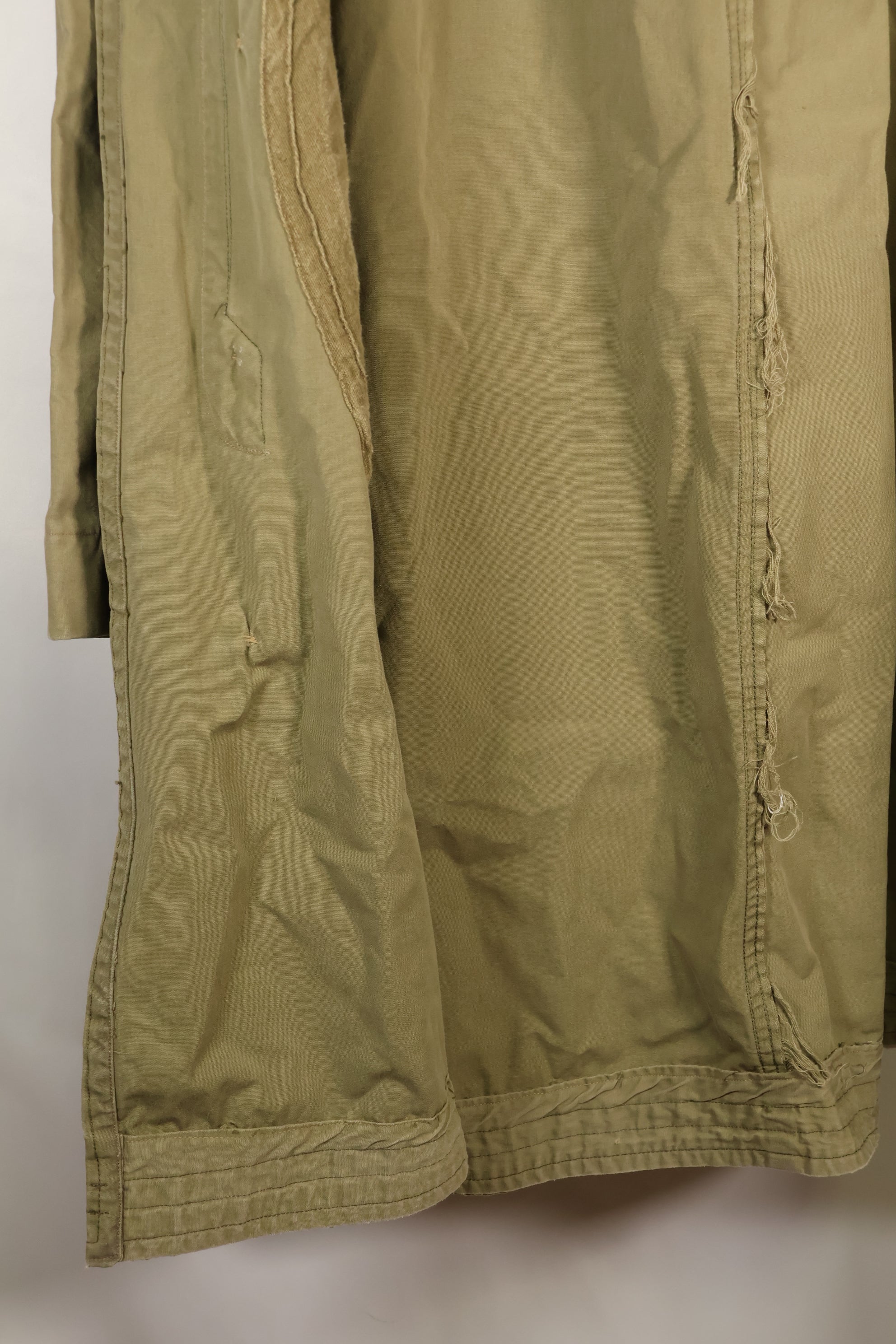 Early 1940s US Army M-41 Field Parka without Mouton Liner, used.