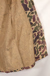 Early 1960s, faded, estimated A-L CIDG, beogum camouflage Asian cut shirt.
