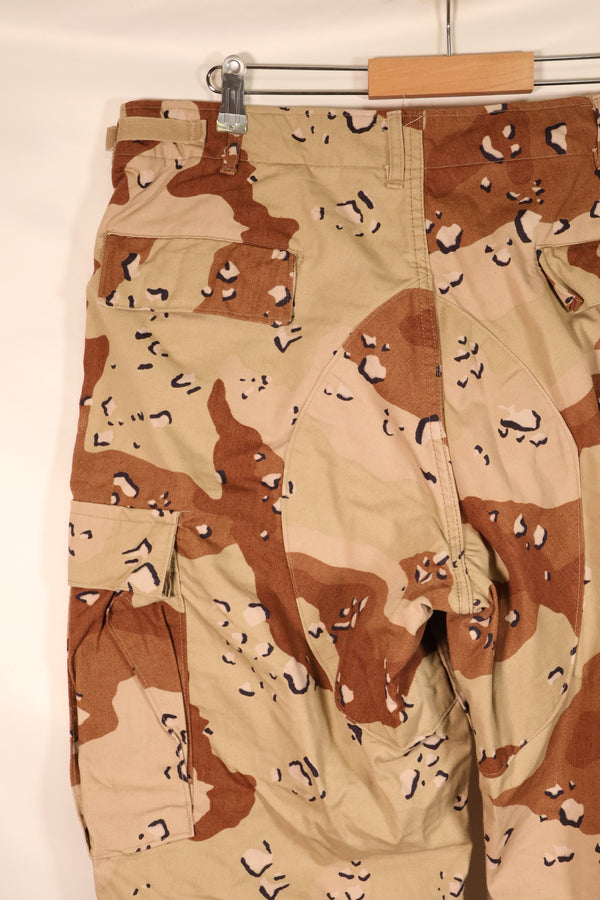1983年契約　L-R　6Cデザート迷彩パターン　チョコチップ迷彩　BDU　パンツ　中古品