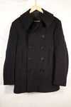 1940's estimated 38 approx. 10 buttons U.S. Navy pea coat in good condition A