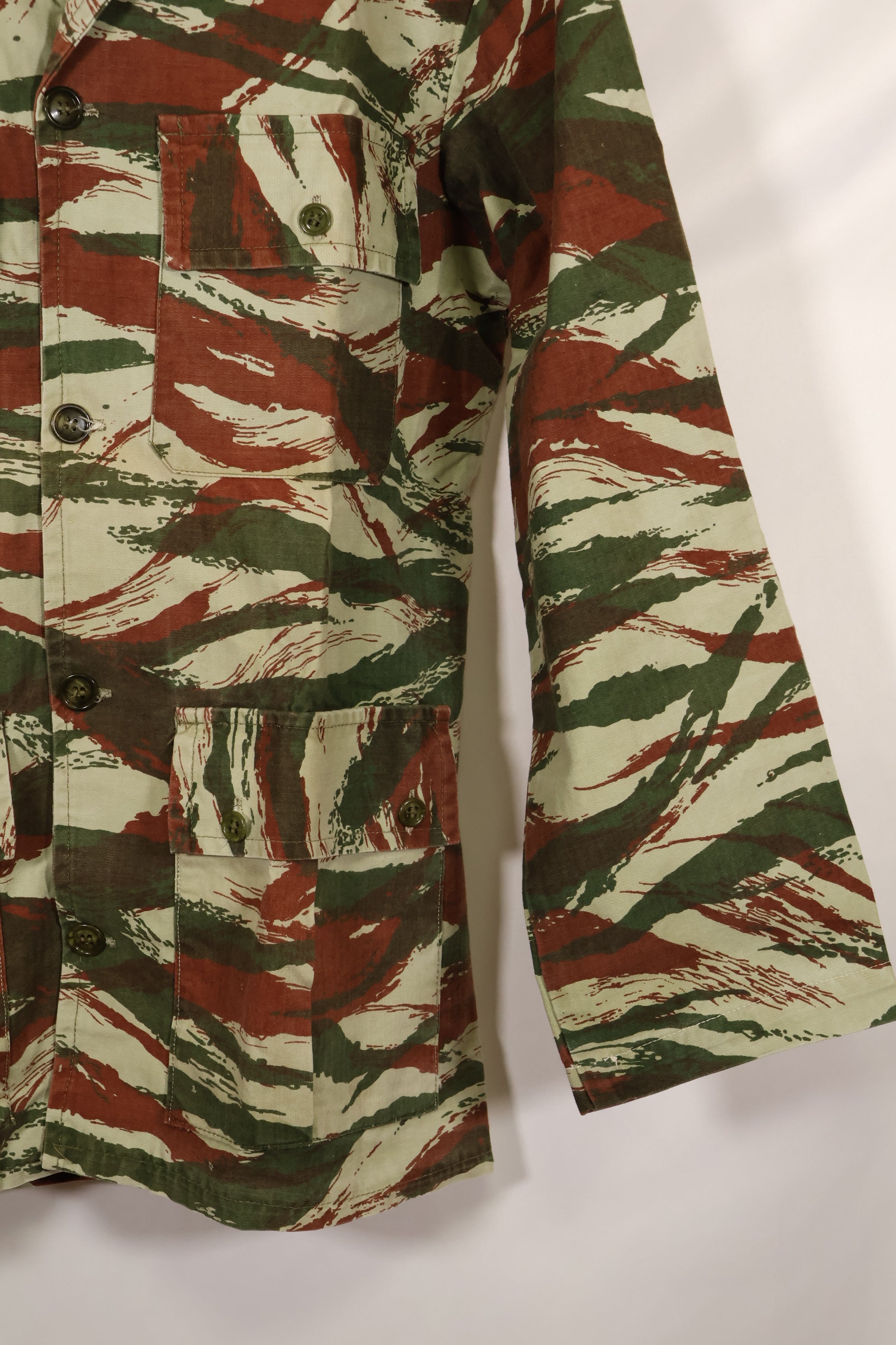 1960s-70s French Army Lizard Camouflage Hunting Jacket Civilian