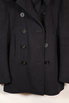 1940's estimated 38 approx. 10 buttons U.S. Navy pea coat in good condition B