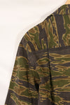 1970s South Vietnamese Marine Corps Tiger Stripe Shirt VNMC Late Ripstop Pattern Used