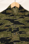Real A-M Tiger Stripe Shirt Gold Tiger Derivative Pattern Almost unused