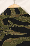 Real A-M Tiger Stripe Shirt Gold Tiger Derivative Pattern Almost unused