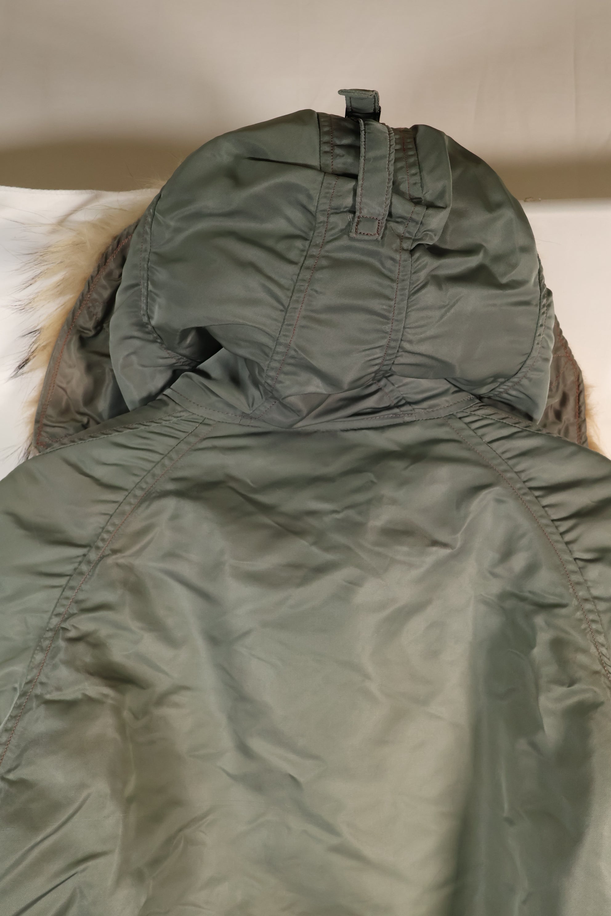 1950's MEDIUM black tag N-3B heavy zone flight jacket, used.