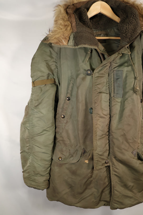 1950s LARGE USAF N-3B Aircrew Flight Jacket Ground Crew Used