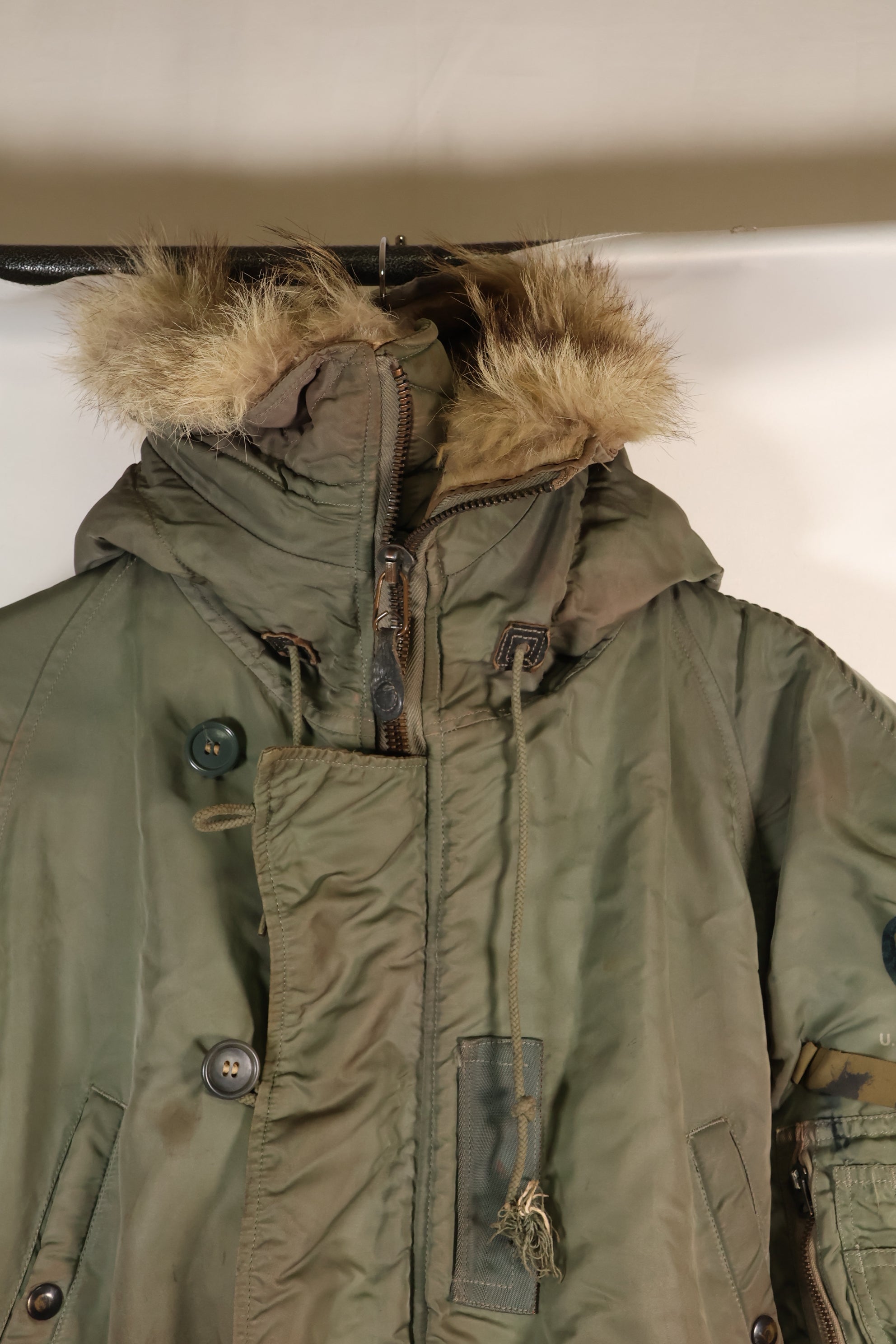 1950s LARGE USAF N-3B Aircrew Flight Jacket Ground Crew Used