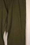 Real late 1940s-early 1950s U.S. Navy cotton pants, zipper fly, used.