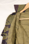 Real A-M Tiger Stripe Shirt Short Sleeve Custom Gold Tiger Derivative Pattern Used