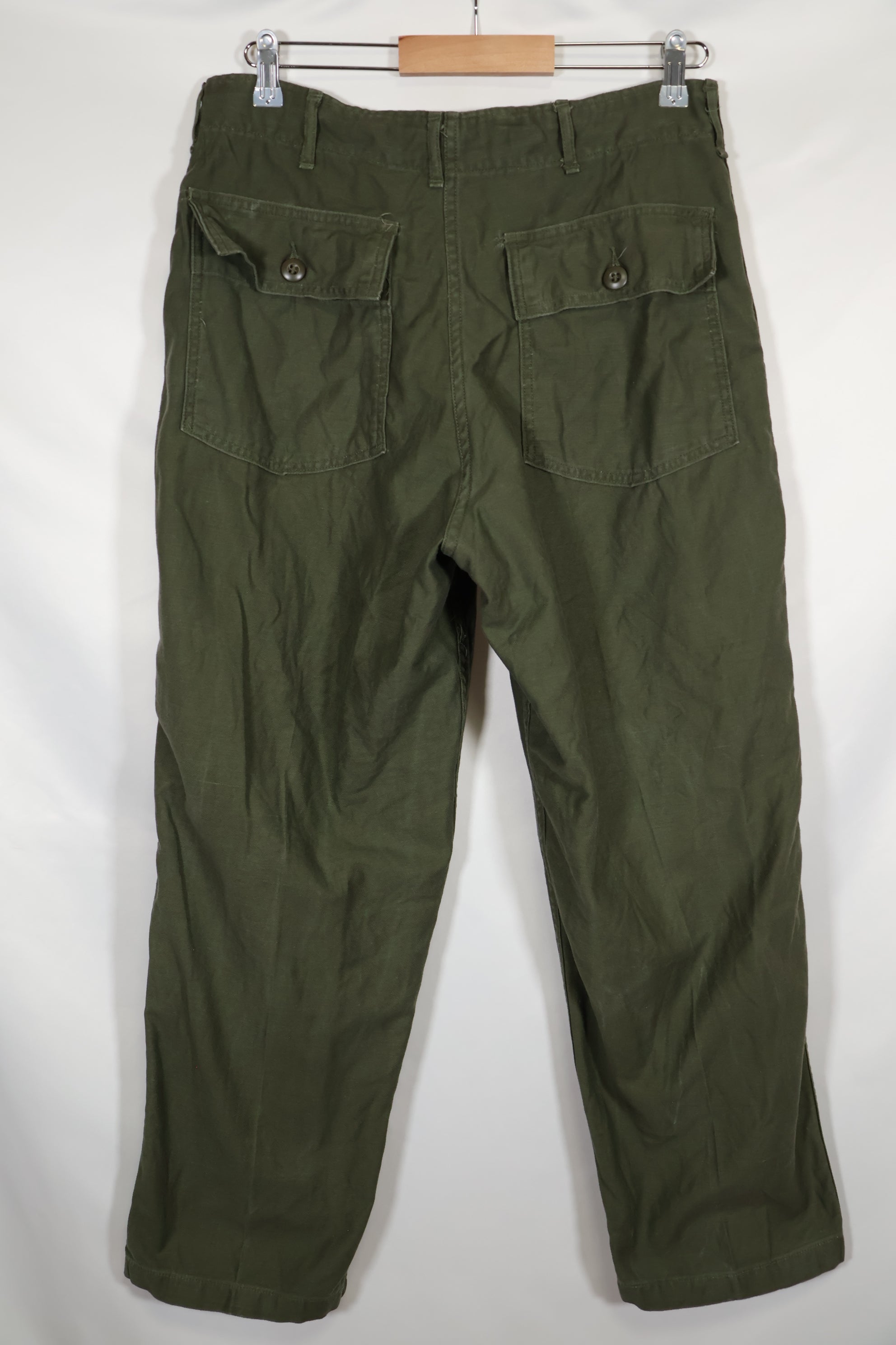 1976 OG-107 utility pants, baker pants, 34X29, used.