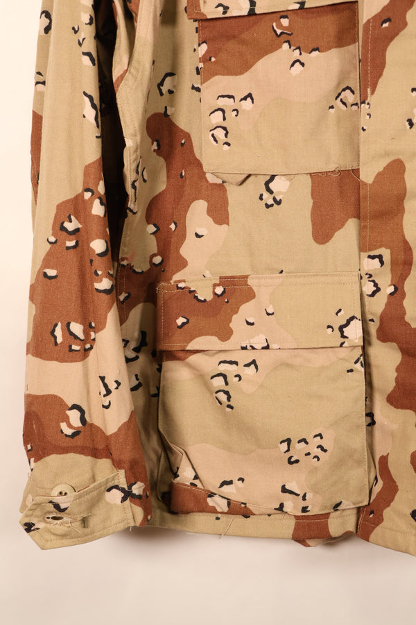 1990 Contract, M-S, 6C Color Desert Pattern, Chocolate Chip Camo Jacket, Late Model, Used