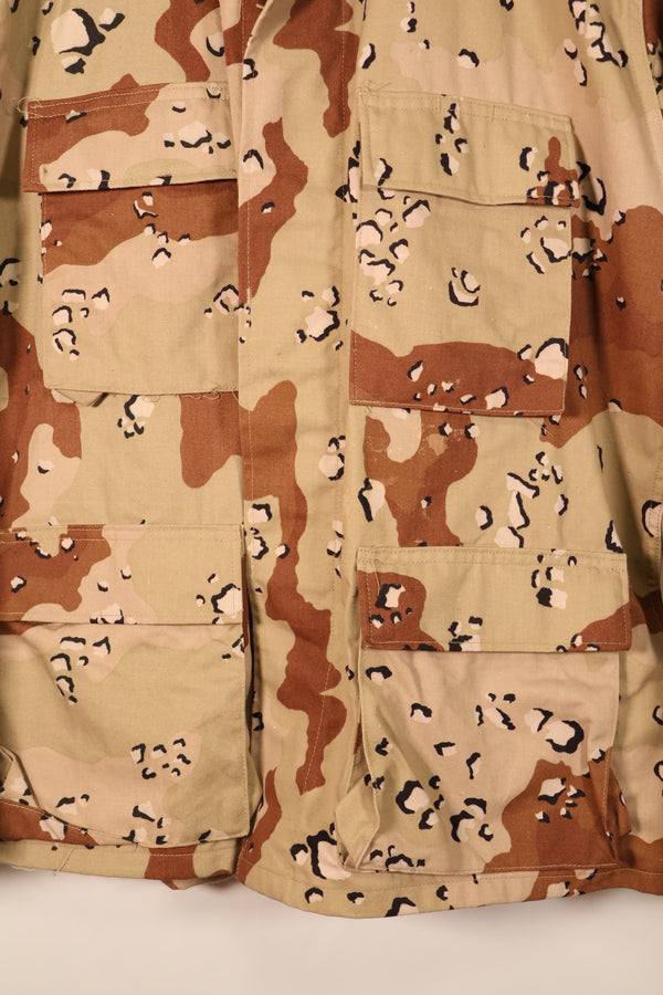 1990 Contract, M-S, 6C Color Desert Pattern, Chocolate Chip Camo Jacket, Late Model, Used