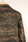 1970s Silver Tiger Tiger Stripe Shirt Tie Tiger 4 Pockets Used