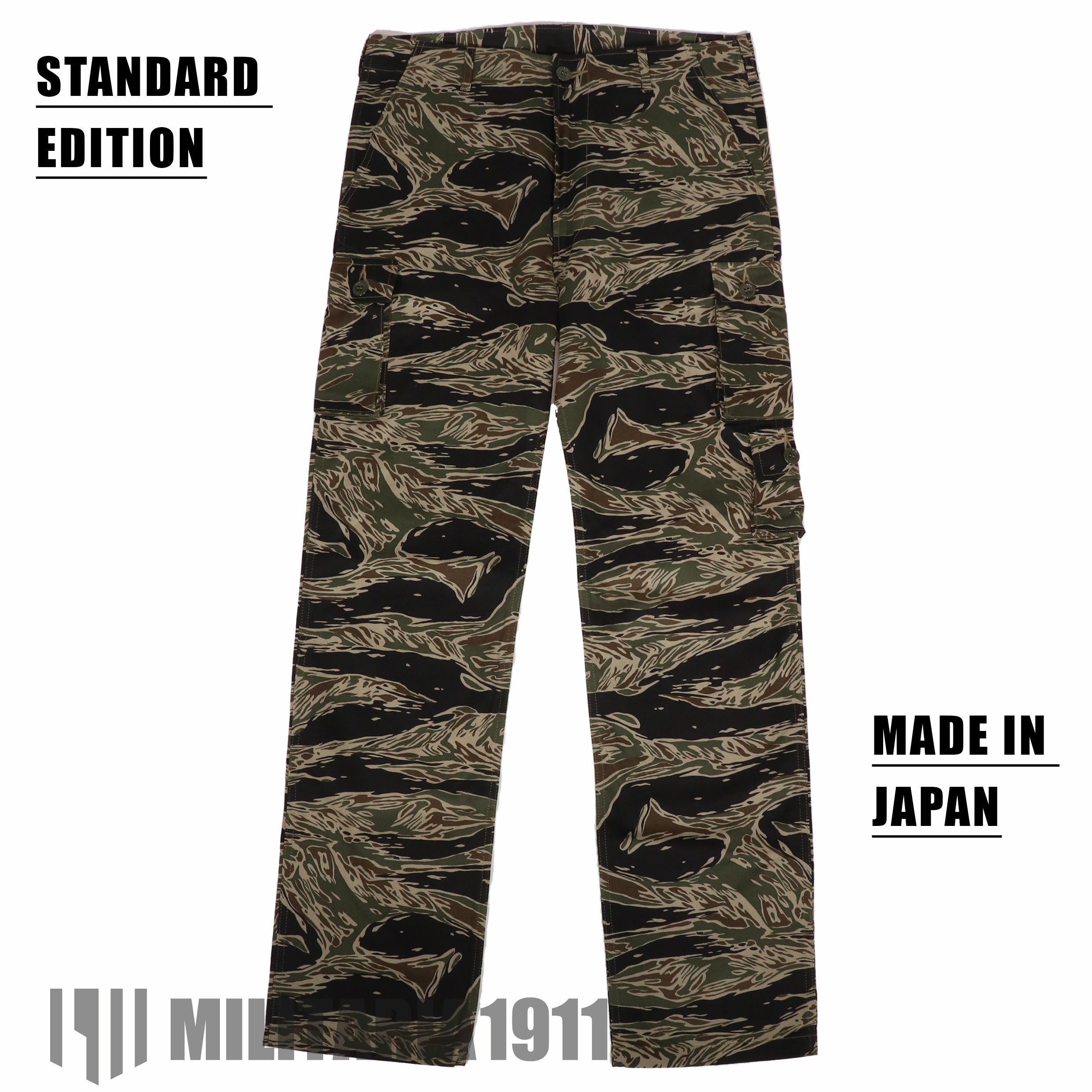 30% OFF [SCHEDULED TO SHIP MID-Nov] MADE IN JAPAN Silver Tiger Stripe Trousers Standard Edition