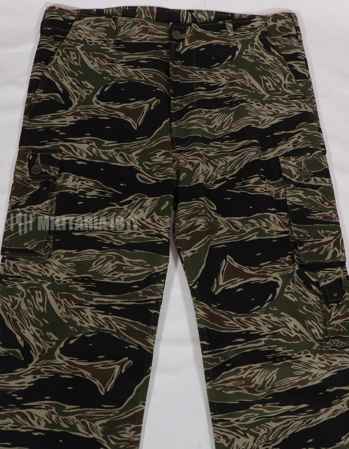 [SCHEDULED TO SHIP MID-Nov] MADE IN OKINAWA Silver Tiger Stripe Trousers Limited Edition