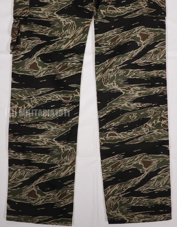 [SCHEDULED TO SHIP MID-Nov] MADE IN OKINAWA Silver Tiger Stripe Trousers Limited Edition