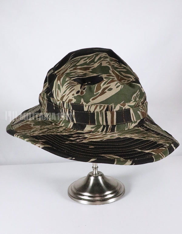 50% OFF [SCHEDULED TO SHIP MID-Nov] MADE IN OKINAWA CISO Cut Silver Tiger Stripe Boonie Hat