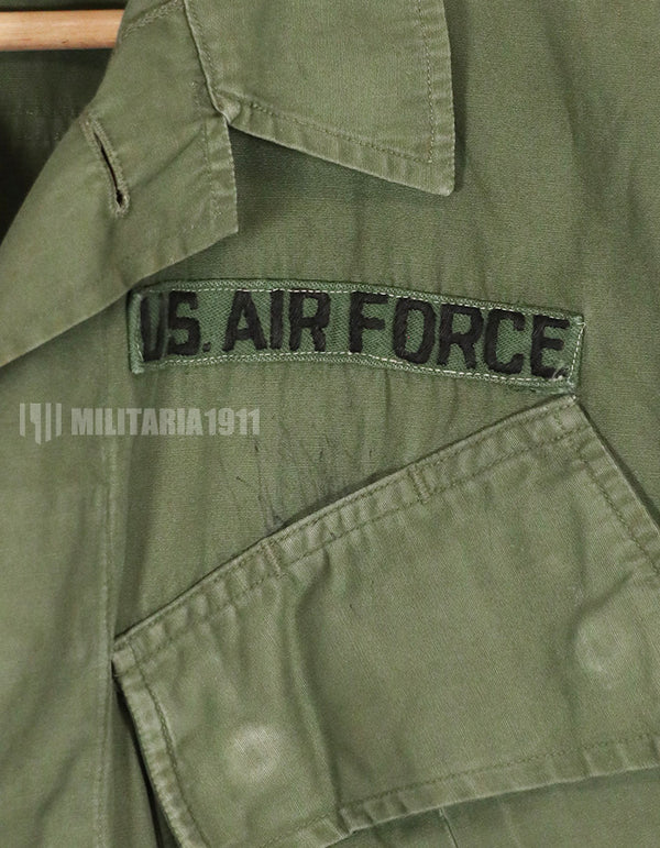 Real 1967 3rd Model Jungle Fatigue Jacket USAF, personal modification, Taylor fix.