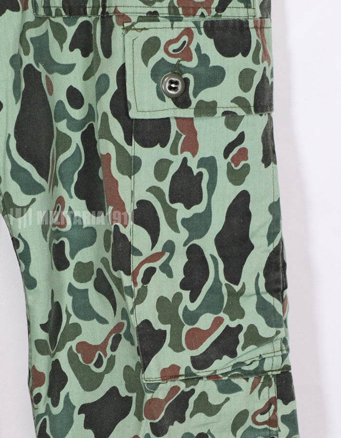 Real Korean Army Duck Hunter Camouflage Pants Used