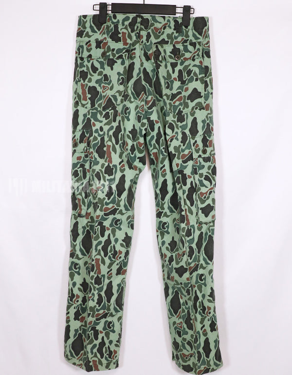 Real Korean Army Duck Hunter Camouflage Pants Used