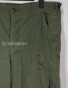 Real Poplin jungle fatigue pants, faded, used.