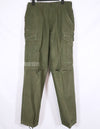 Real 1969 4th Model Jungle Fatigue Pants, used, S-R, stained.