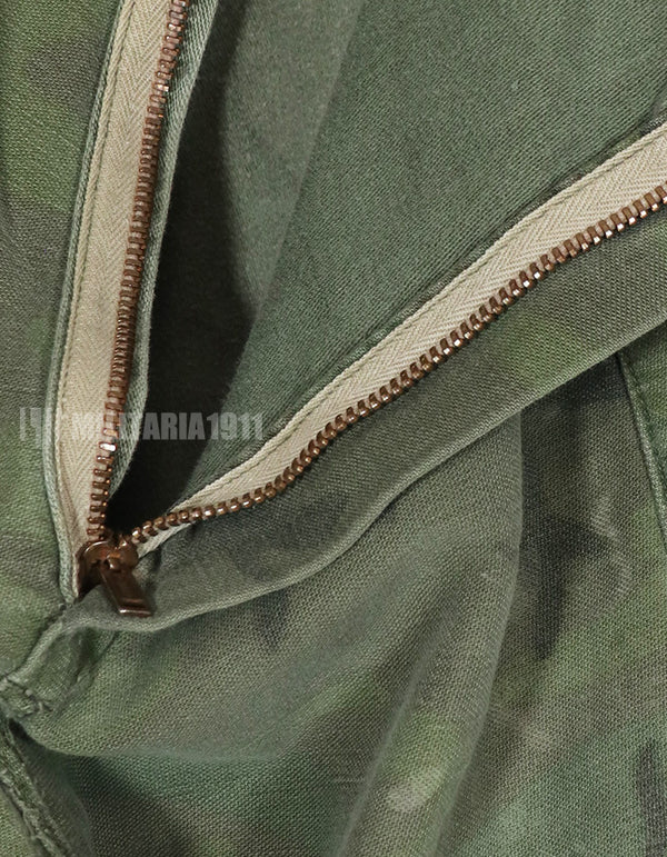 Real ARVN Invisible Leaf Pants, zipper fly, stained, used.