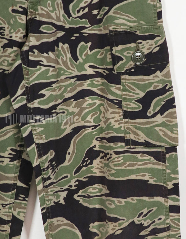 Real Late War Tiger Stripe Pants, faded, A-S used.