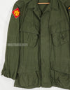 Real 2nd Model Jungle Fatigue Jacket, S-S, with patch attached afterwards, used.